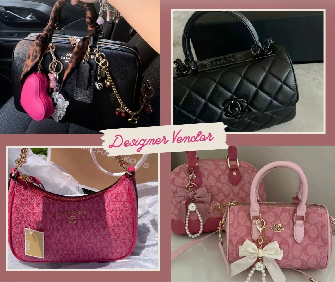 Designer + Handbags, Shoes and Clothing